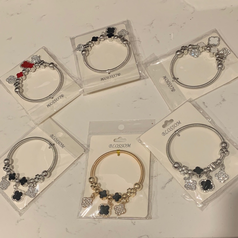 Clover Charm Bracelet (1 bracelet)